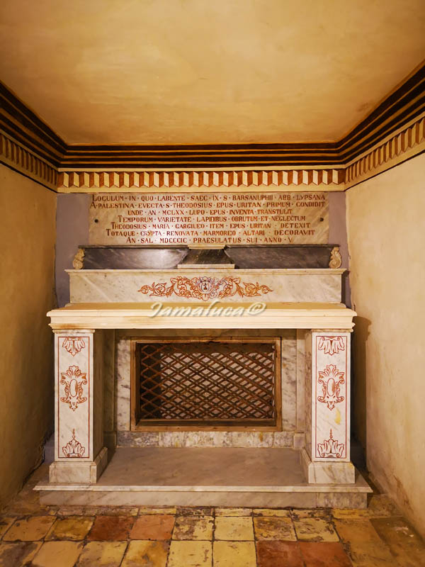 Oria - Cripta di San Barsanofio